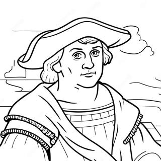 Christopher Columbus Inkleurblad 120911-55547