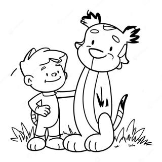 Calvin En Hobbes Inkleurblad 121038-55645