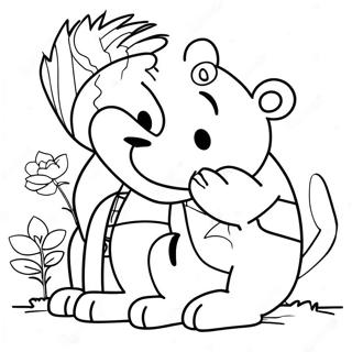 Calvin En Hobbes Inkleurblad 121038-55646