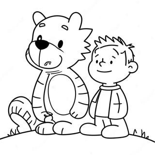 Calvin En Hobbes Inkleurblad 121038-55648