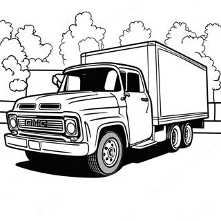 Gmc Vragmotor Met N Sleepwa Inkleurblad 121403-56110