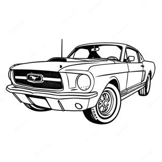 Ford Mustang Inkleurbladsye