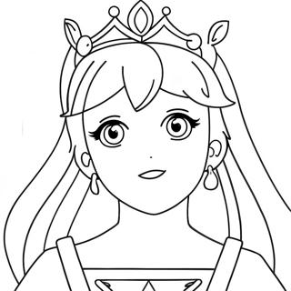 Anime Prinses Inkleurblad 121631-56275