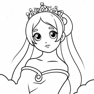 Anime Prinses Inkleurblad 121631-56276