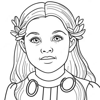 Lucy Pevensie In Narnia Inkleurblad 121684-56326