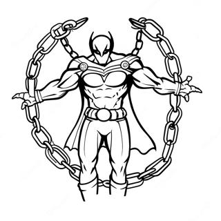 Spawn Met Kettings Inkleurblad 121863-56468