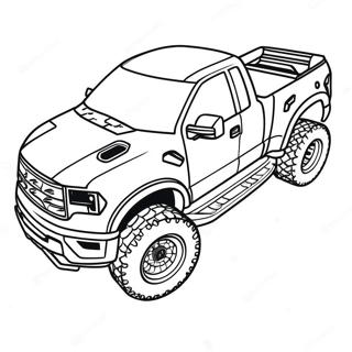 Ford Raptor Wedren Inkleurblad 121940-56531