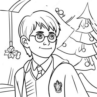 Harry Potter Kersfees Inkleurblad 122142-56674