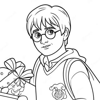 Harry Potter Kersfees Inkleurblad 122142-56675