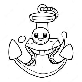 Oulike Karikatuur Anker Inkleurblad 122373 56916