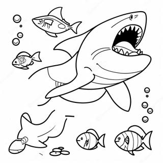 Shark Week Inkleurbladsye