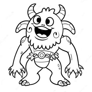 Super Monster Inkleurblad 122501-57011