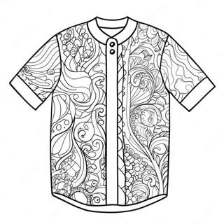 Kleurvolle Jersey Ontwerp Inkleurblad 122890-57315