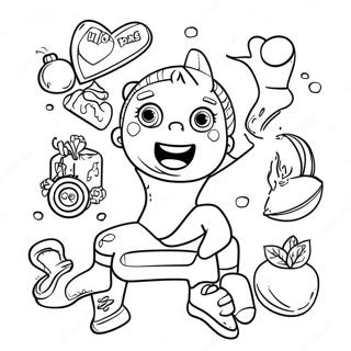 Pretige Oefening Wenke Plakkaat Inkleurblad 122969-57381