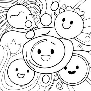 Gelukkige Gesigsuitdrukkings Inkleurblad 123482 57778