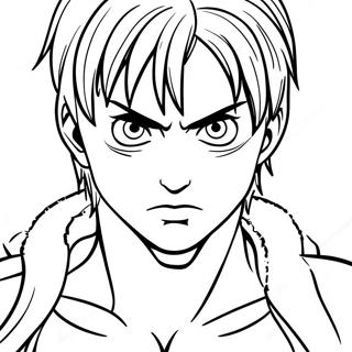 Eren Yeager In Titan Vorm Inkleurblad 124148 58385