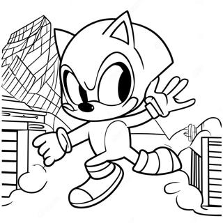 Sonic Spiderman Inkleurblad 124277-58482