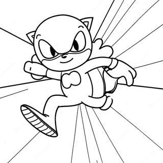 Sonic Spiderman Inkleurblad 124277-58484