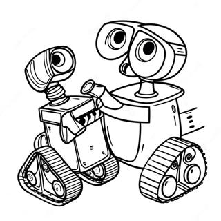 Wall E En Eve Inkleurblad 124664-58785