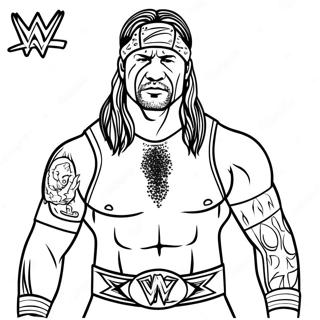 Wwe Inkleurblad 124740-58842