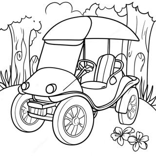 Garten Van Banban 4 Buggy Huggy Inkleurbladsye