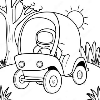 Garten Van Banban 4 Buggy Huggy Inkleurbladsy 124792-58884