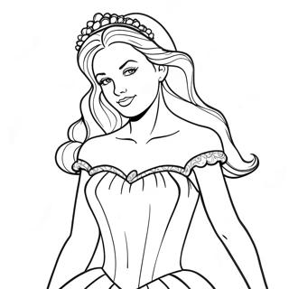 Daphne In N Pragtige Rok Inkleurblad 124871 58947