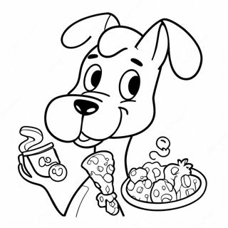 Daphne Scooby Snacks Inkleurblad 124873-58954