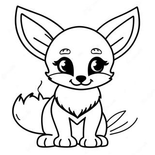 Fennec Vos Inkleurblad 125023-59063