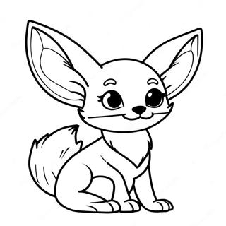 Fennec Vos Inkleurblad 125023-59064