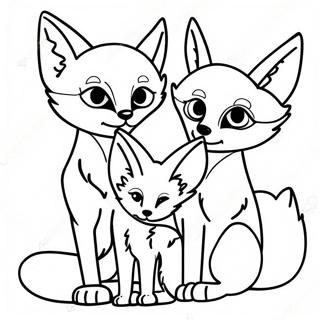 Fennec Vos Gesin Inkleurblad 125026-59075