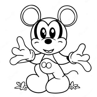 Toodles Mickey Mouse Klubhuis Inkleurbladsye