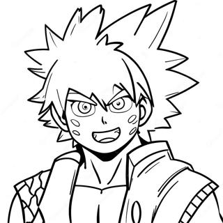 Bakugo Inkleurblad 125333-59304