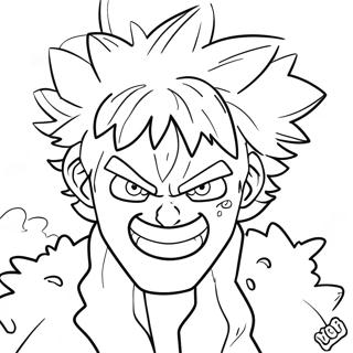 Eksplosiewe Bakugo Aksie Inkleurblad 125334-59306