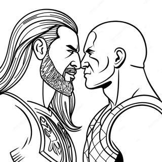 Wwe Wrestler Geveg Inkleurblad 125362-59333