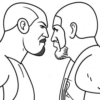 Wwe Wrestler Geveg Inkleurblad 125362-59336