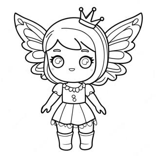 Roblox Royale High Sprokie Karakter Inkleurblad 125388-59356