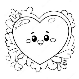 Oulike Valentyn Hart Inkleurblad 125721 59608