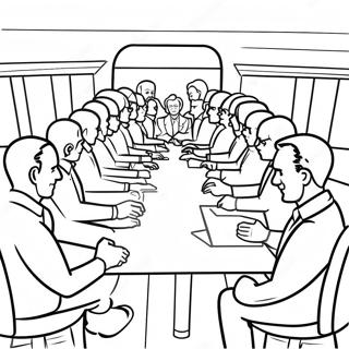 Aa Vergadering In Proses Inkleurblad 125980 59811
