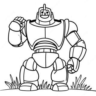 Vriendelike Yster Reus Inkleurblad 126212-59987