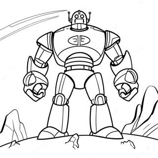 Yster Reus In Aksie Inkleurblad 126213-59989