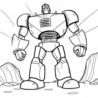 Yster Reus In Aksie Inkleurblad 126213-59990