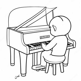 Sebastian Wat Die Klavier Speel Inkleurblad 126729 60389