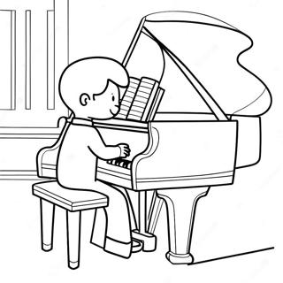 Sebastian Wat Die Klavier Speel Inkleurblad 126729 60392