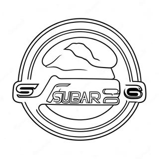 Subaru Logo Inkleurblad 126985-60582