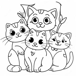 Speelse Kittens Met Hul Ma Inkleurblad 127269-60805