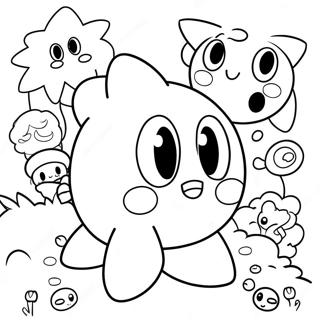 Kirby En Vriende Inkleurblad 12729-897