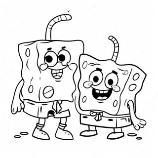 Spongebob En Patrick Speel Inkleurblad 127887-61413