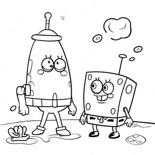 Spongebob En Patrick Speel Inkleurblad 127887-61414