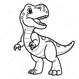 T-Rex Inkleurbladsye